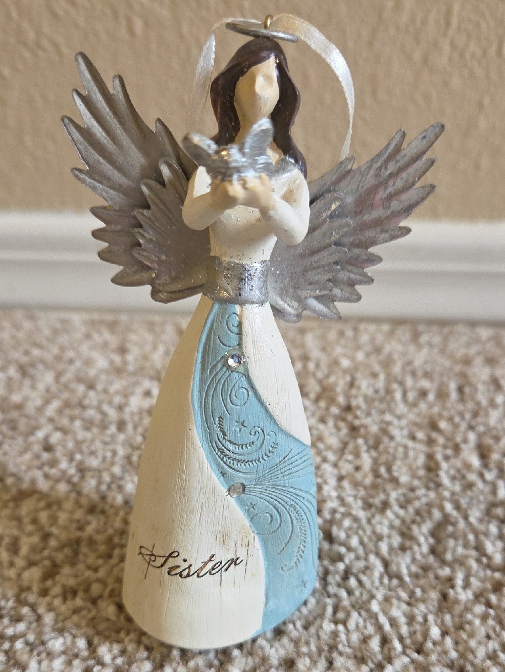 St. Nicholas Square Wood "Mother" Angel Figurine